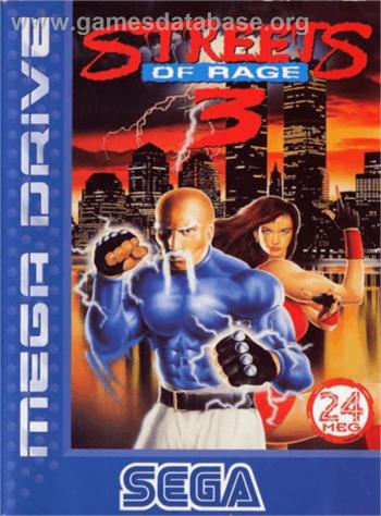 Cover Streets of Rage 3 for Genesis - Mega Drive